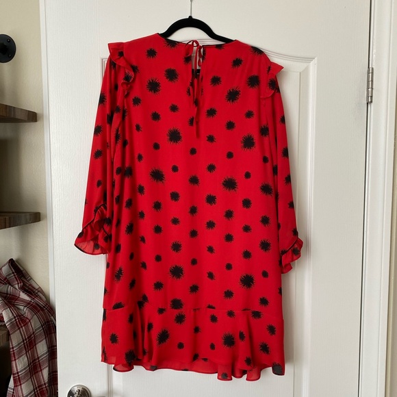 Who What Wear Ruffle Mini Dress - Picture 3 of 8